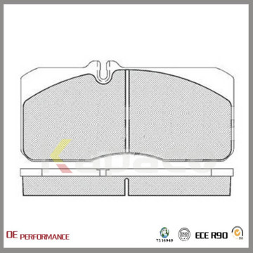 WVA 29055 Kapaco Hochleistungs Premium Keine Staub Bremsbeläge für Renault